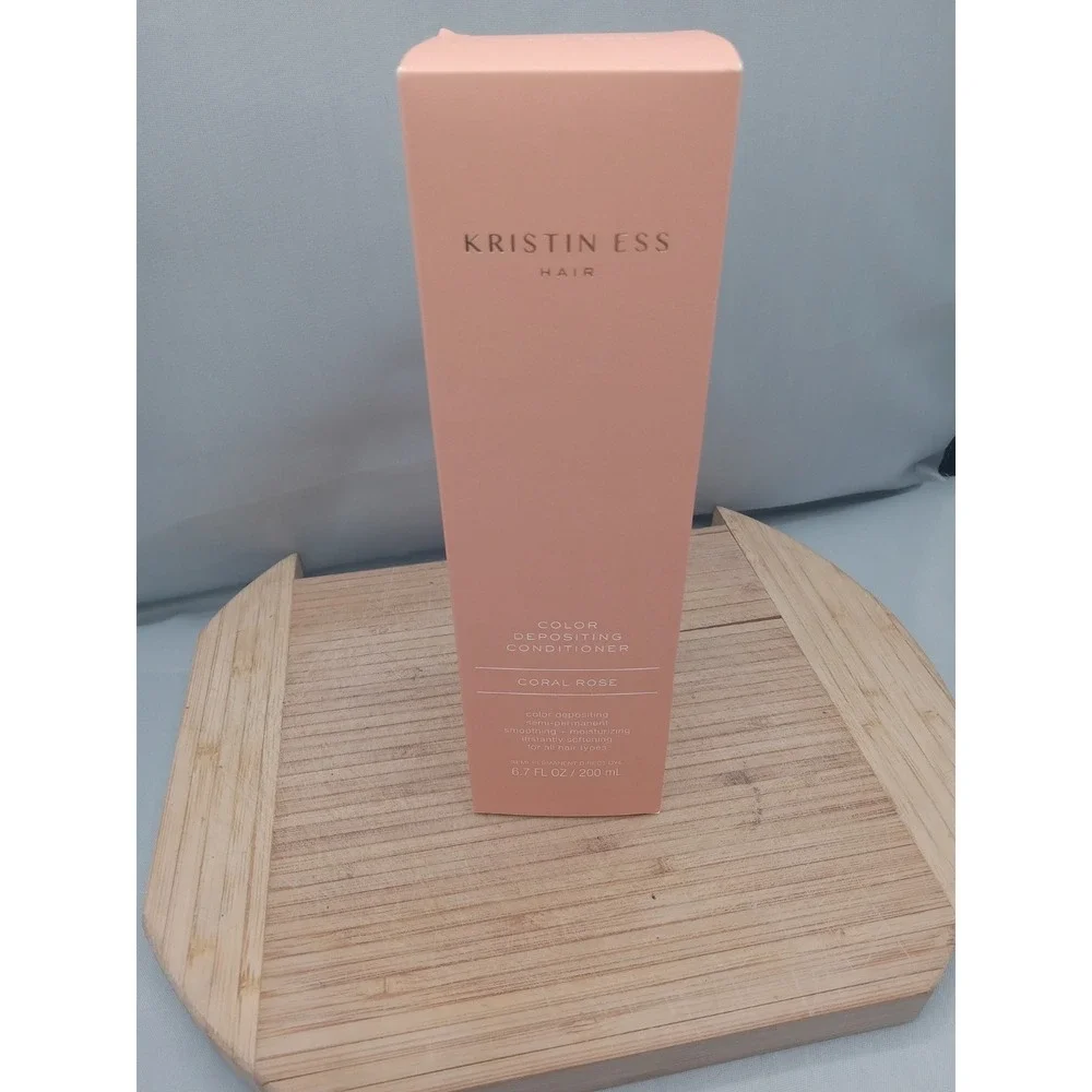 KRISTIN ESS HAIR T‎ Color Coral Rose Depositing Conditioner 6.7 Oz NEW